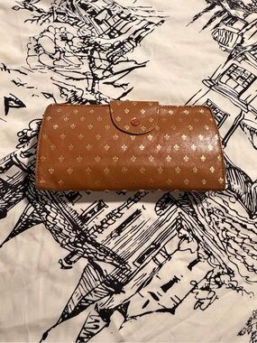 vintage Peruzzi Firenze leather clutch wallet